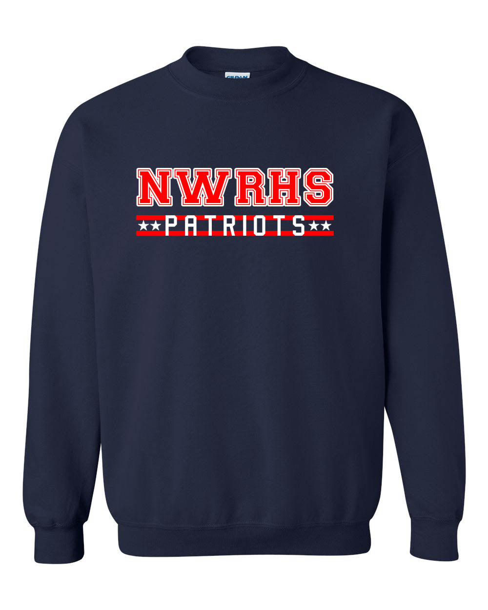 NWRHS Patriots non hooded sweatshirt