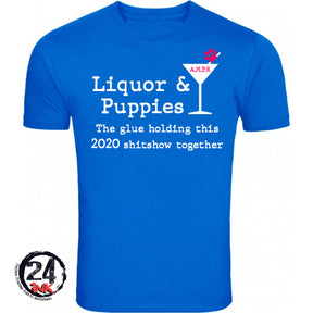 AMPR Liquor and Puppies T Shirt