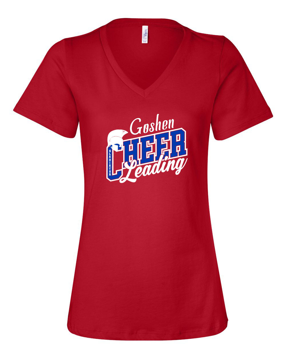 Goshen Cheer Design 3 V-neck T-Shirt