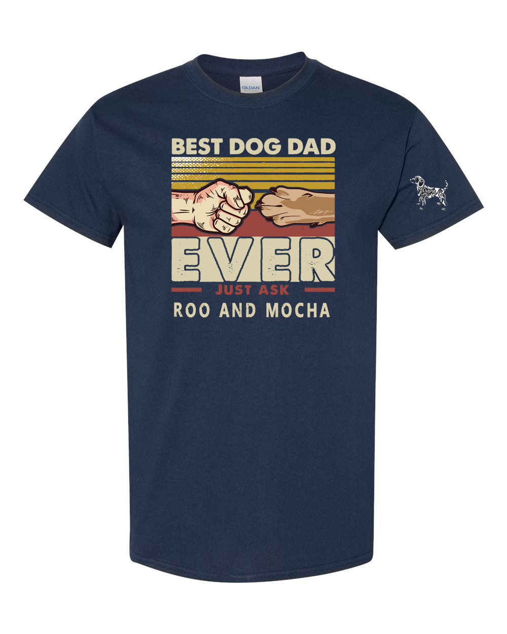 Best Dog Dad Ever AMPR t-Shirt