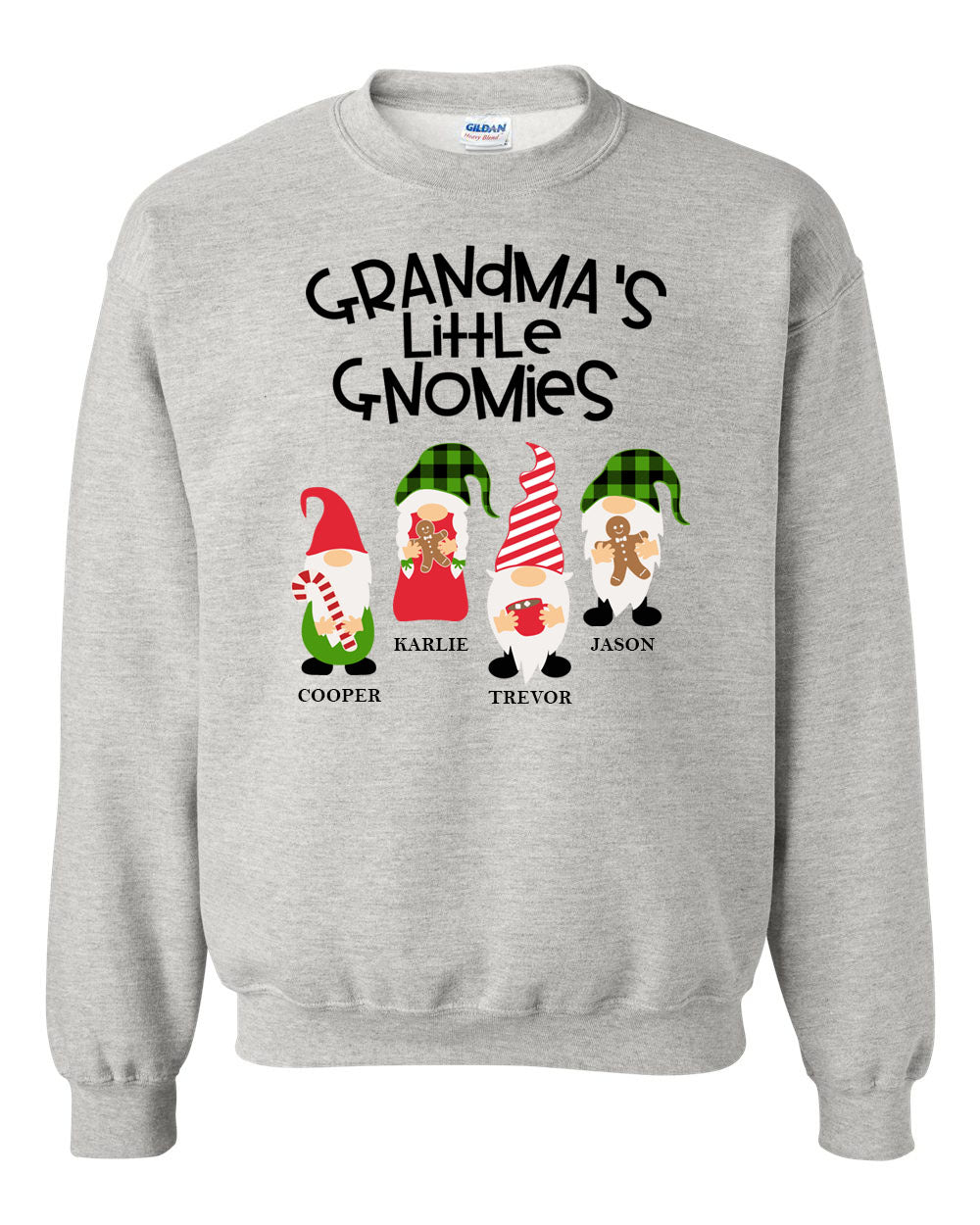 Grandma's Little Gnomies non hooded sweatshirt