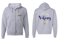 Vernon design 8 Zip up Sweatshirt