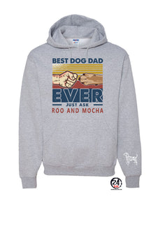 Best Dog Dad Ever AMPR Hooded Sweatshirt