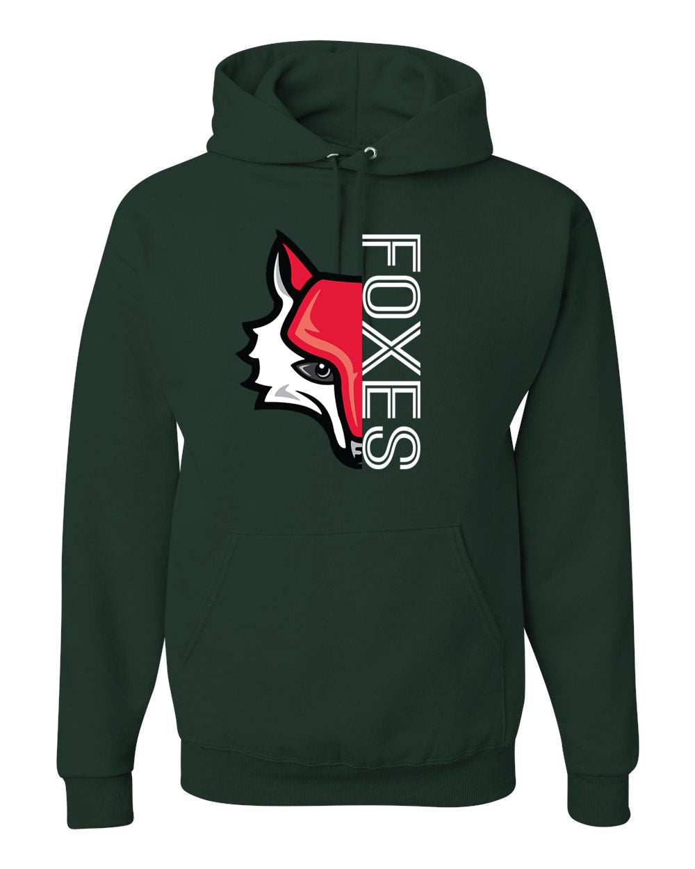 Half Fox Hooded Sweatshirt