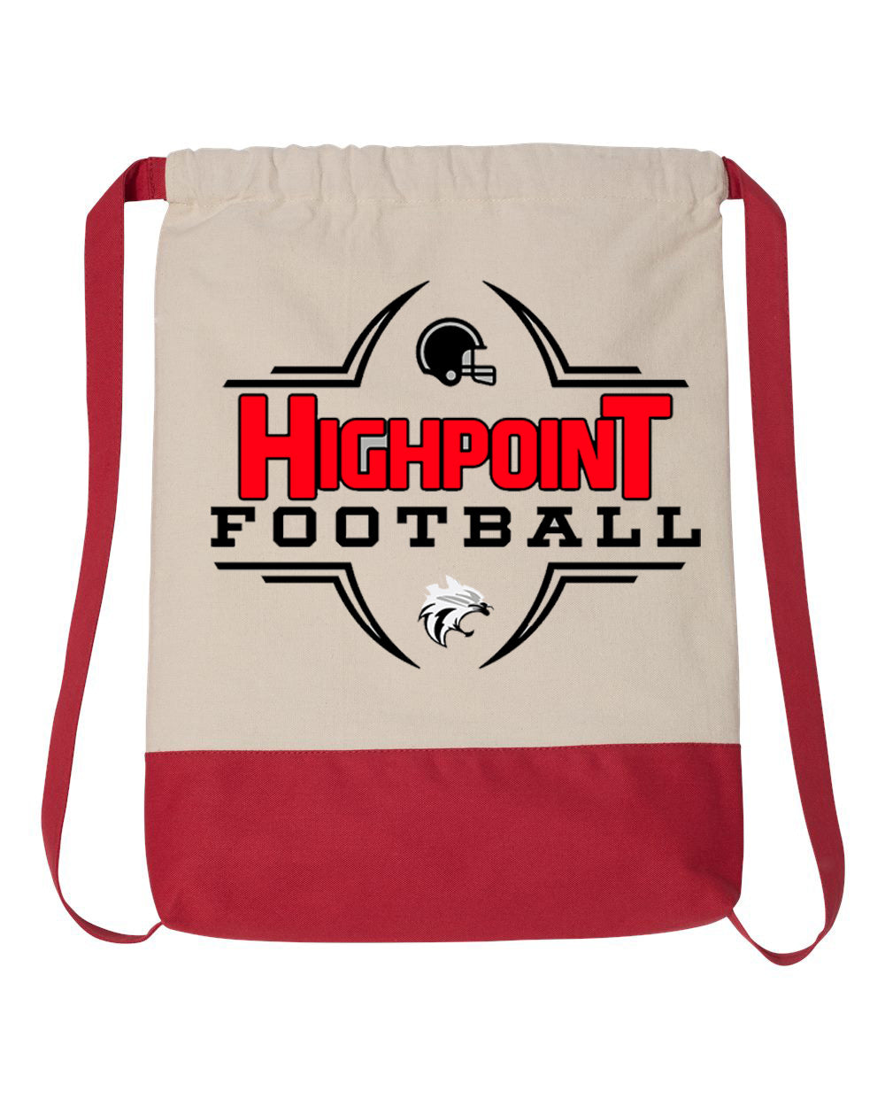 High Point design 6 Drawstring Bag