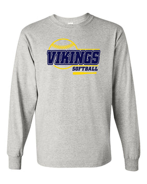 Vernon Vikings Softball Long Sleeve Shirt