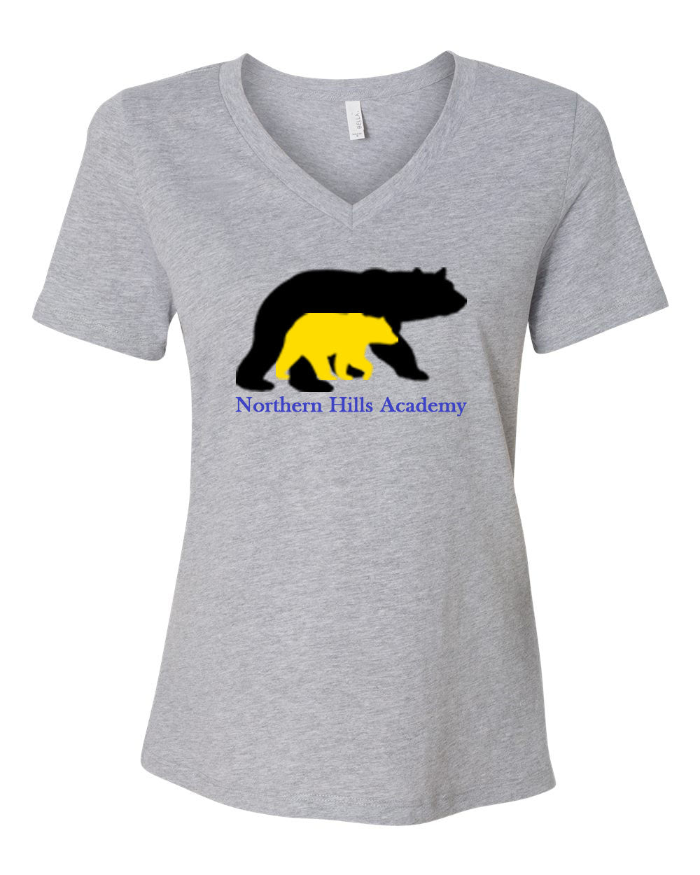 Northern Hills 2 Bears V-neck T-shirt
