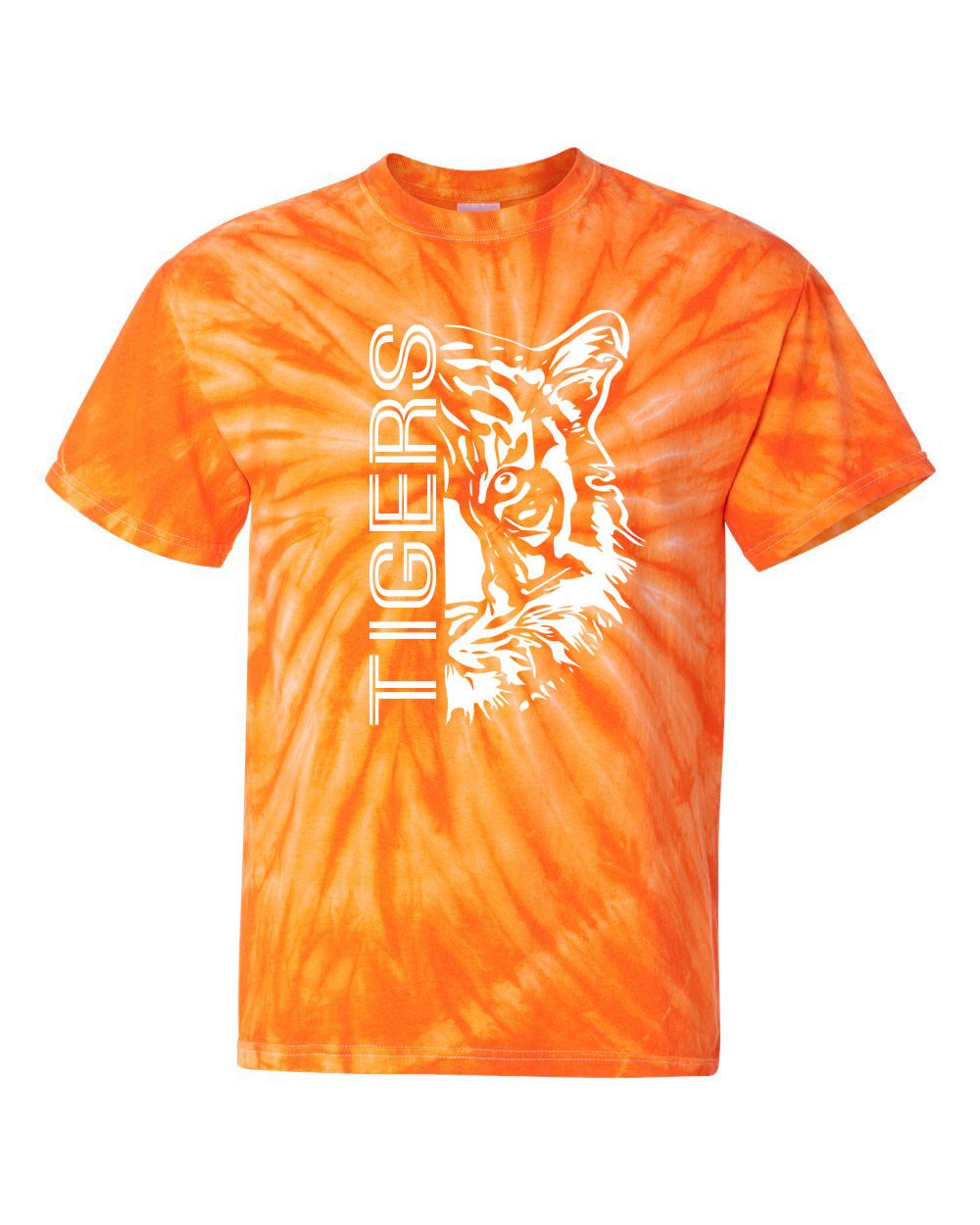 Tigers Design 6 Tie Dye t-shirt