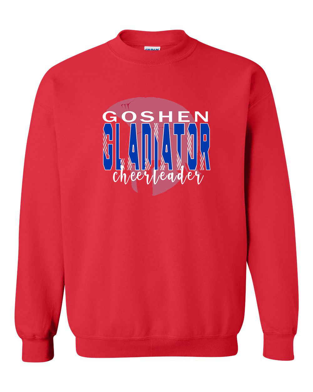 Goshen Gladiator Cheerleader non hooded sweatshirt