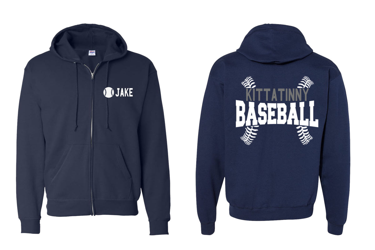 Kittatinny Baseball Zip up Sweatshirt