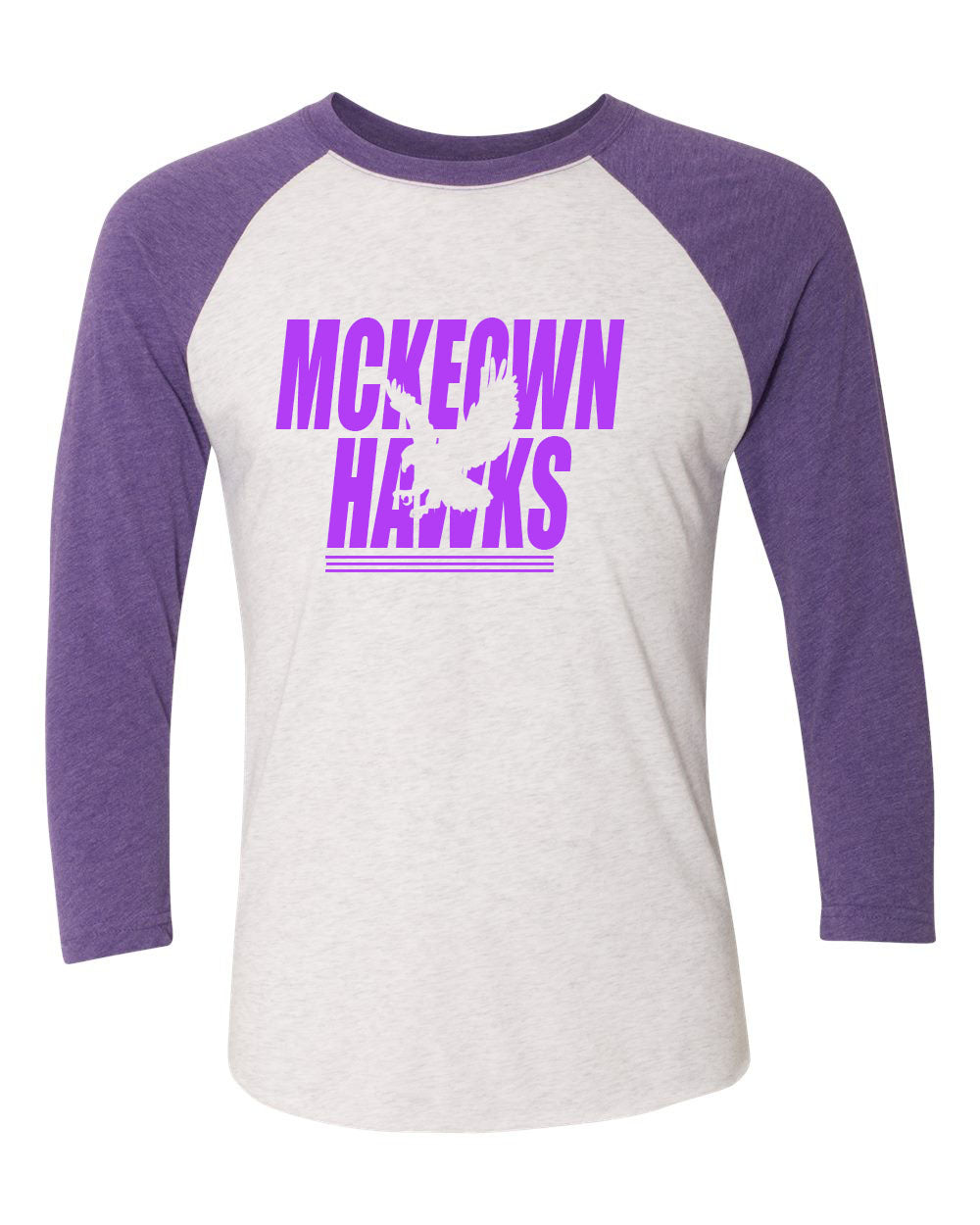 McKeown Hawks Raglan shirt