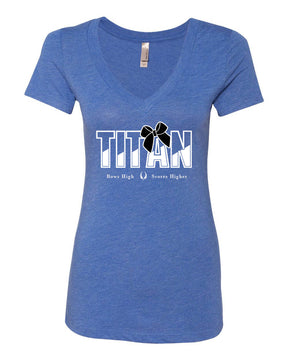 Titan Bows High V-neck T-Shirt