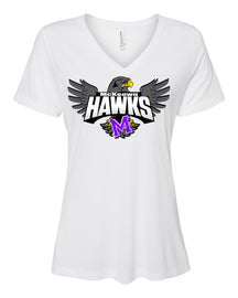 Flying Hawk V-neck T-Shirt
