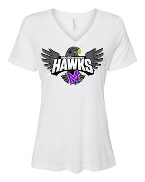 Flying Hawk V-neck T-Shirt