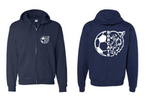 Sandyston Soccer design 1 Zip up Sweatshirt