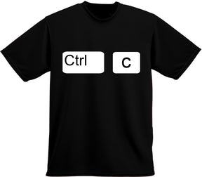 Ctrl C Ctrl V matching t-shirt set