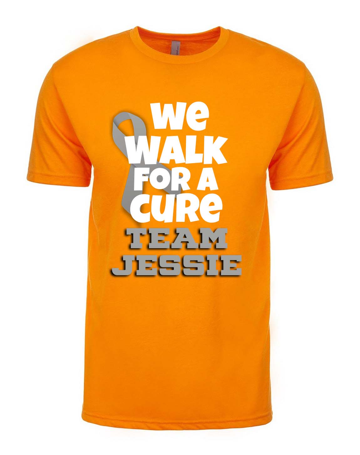Walk for a cure T-shirt, Brain Cancer