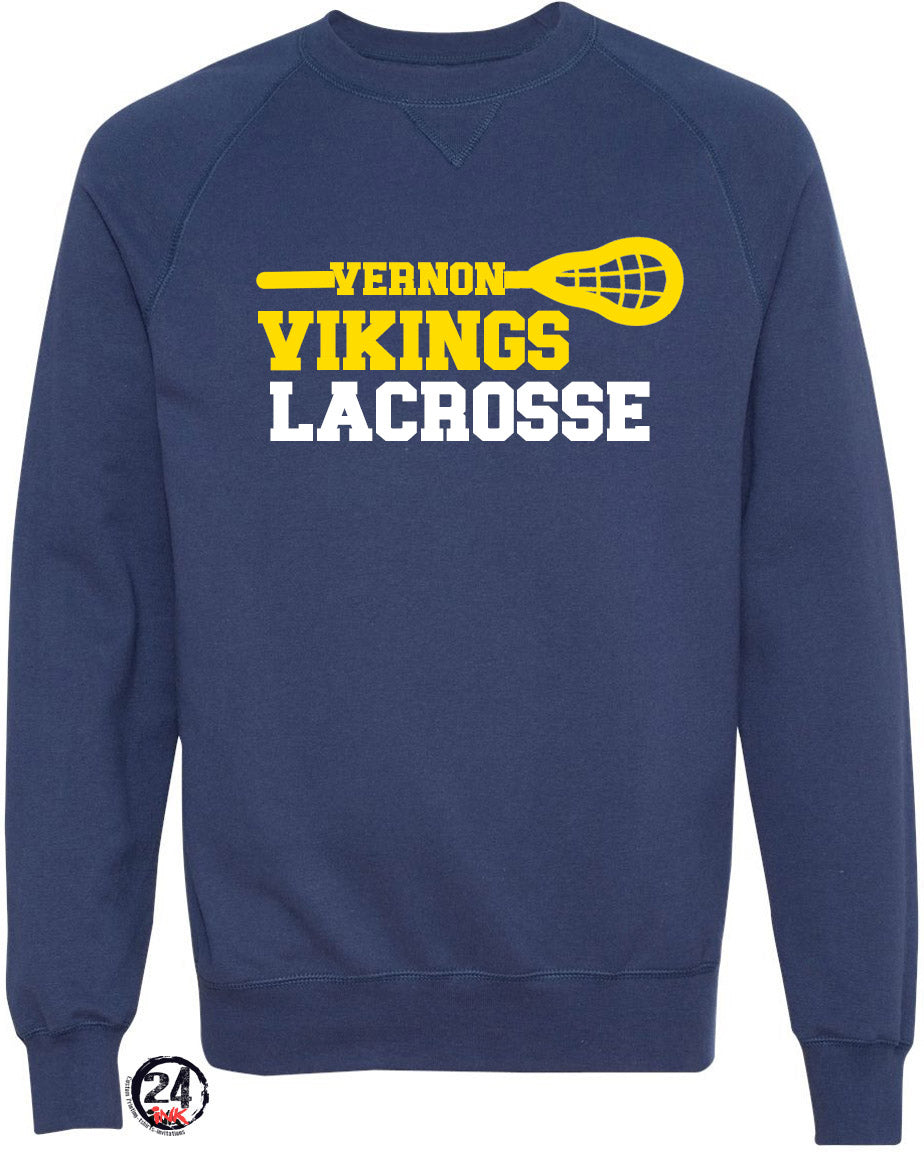 Vernon Vikings Lacrosse non hooded sweatshirt