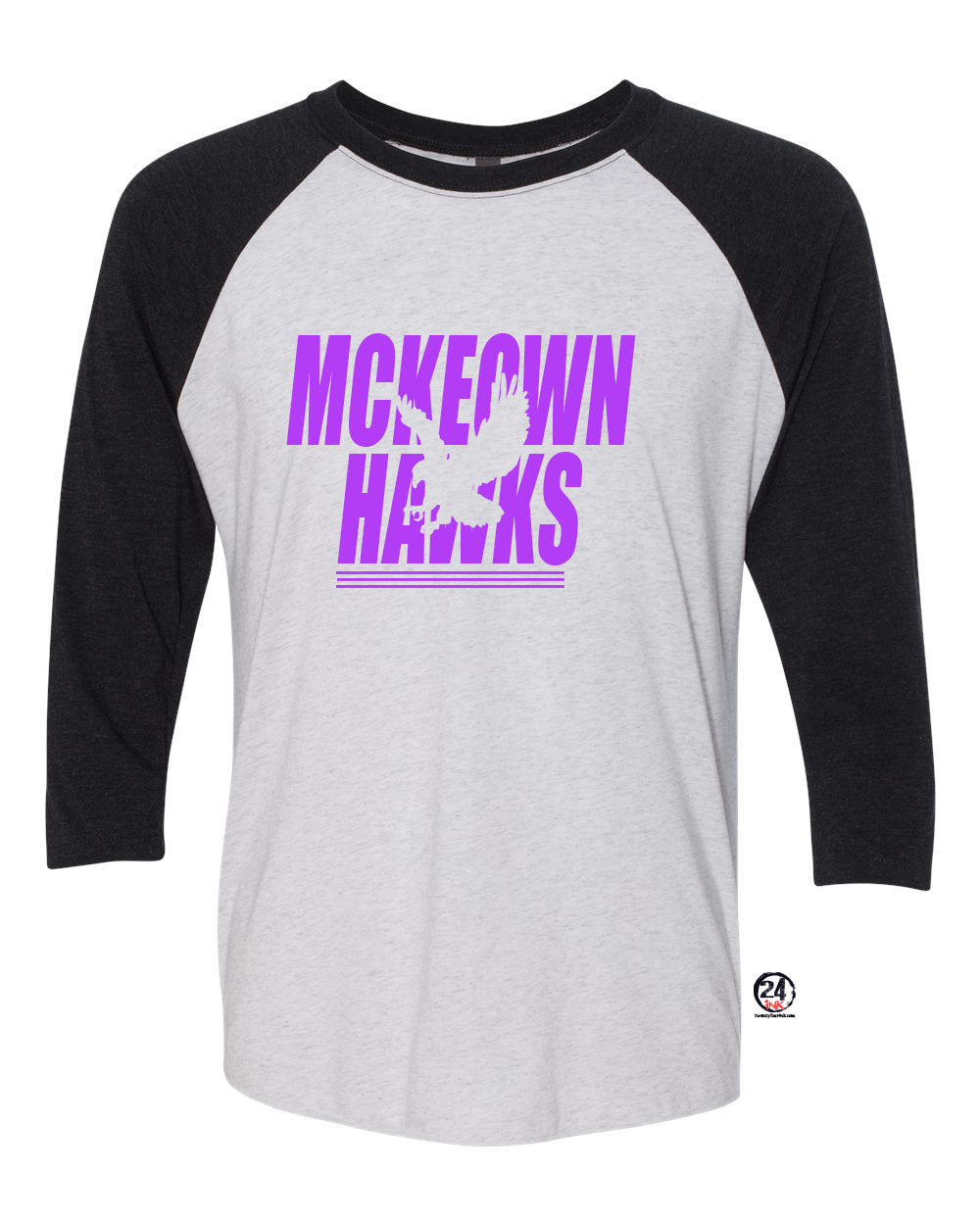 McKeown Hawks Raglan shirt