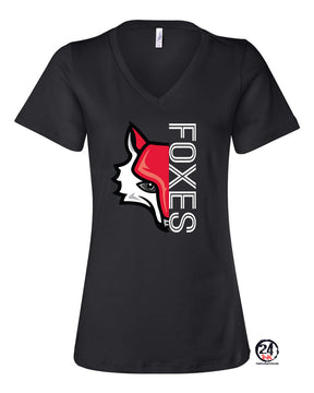 Half Fox V-neck T-Shirt