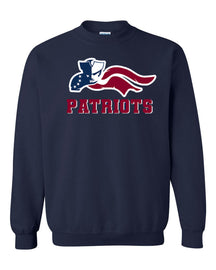 Distressed Patriot Logo non hooded sweatshirt