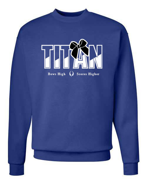 Titan Bows High non hooded sweatshirt