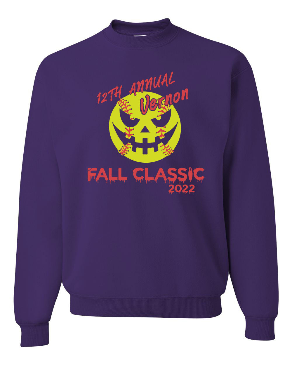 Fall classic non hooded sweatshirt