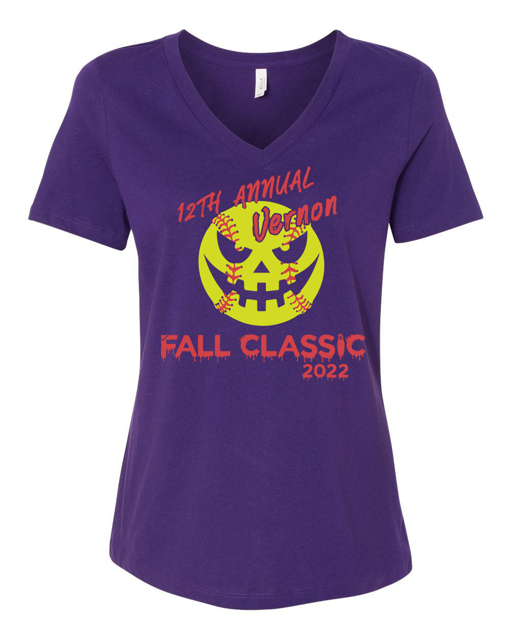 Fall classic V-neck T-shirt