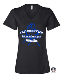 Mustangs design 9 V-neck T-Shirt