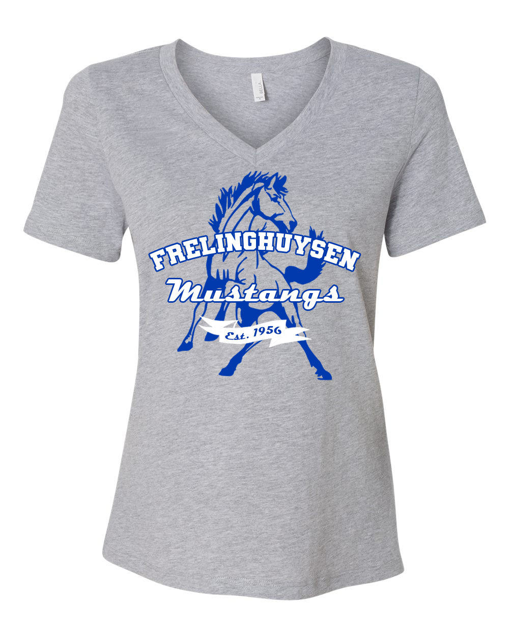 Mustangs design 9 V-neck T-Shirt