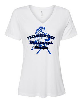 Mustangs design 9 V-neck T-Shirt