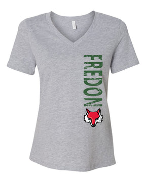 Fredon Design 4 Fox V-neck T-shirt