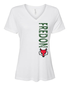 Fredon Design 4 Fox V-neck T-shirt