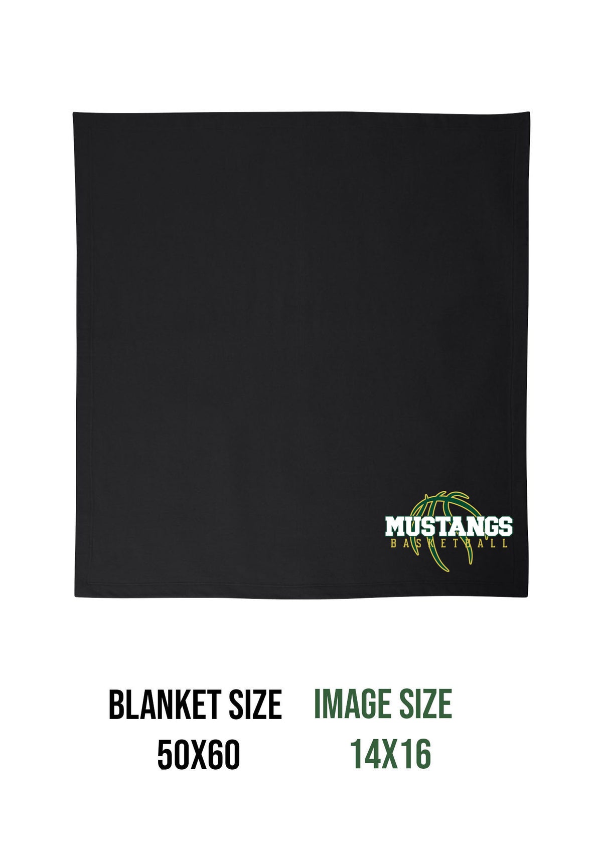 Green Hills Basketball Design 5 Blanket