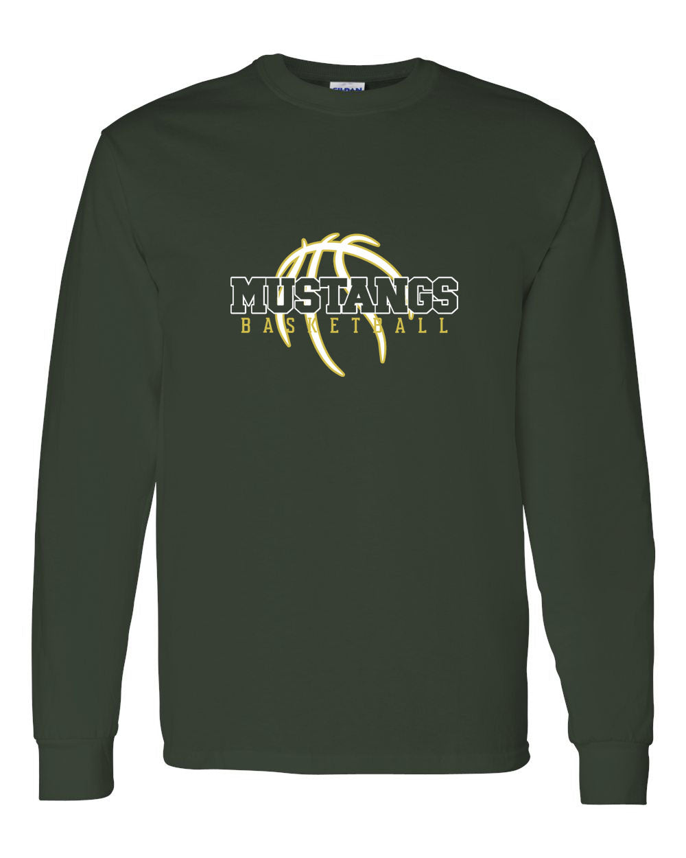 Green Hills Basketball design 5 Long Sleeve Shirt