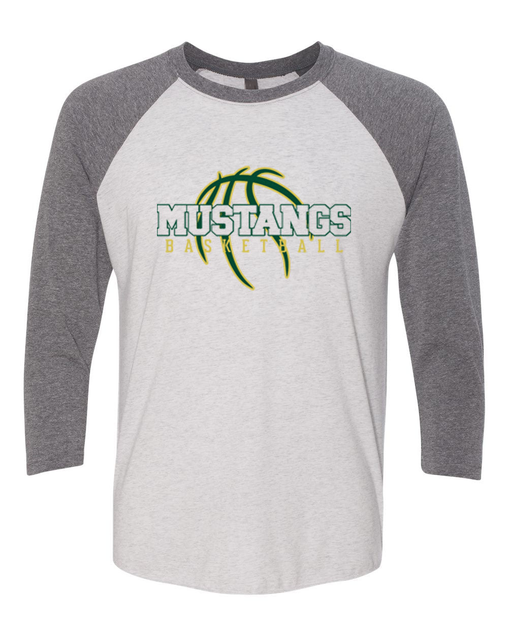 Green Hills Basketball design 5 raglan shirt
