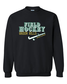 Green Hills Field Hockey Design 1 non hooded sweatshirt