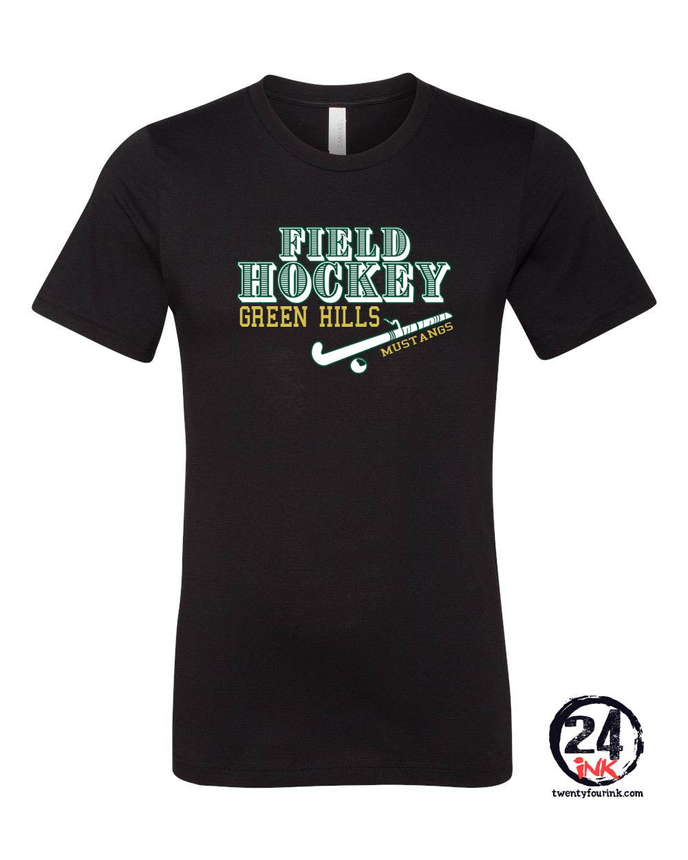 Green Hills Field Hockey Design 1 T-Shirt