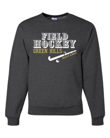 Green Hills Field Hockey Design 1 non hooded sweatshirt