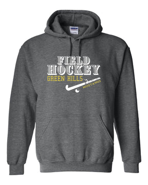 Green Hills Field Hockey Design 1 Hooded Sweatshirt