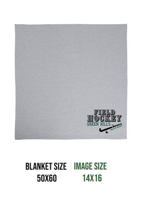 Green Hills Field Hockey Design 1 Blanket