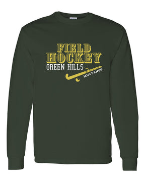 Green Hills Field Hockey design 1 Long Sleeve Shirt