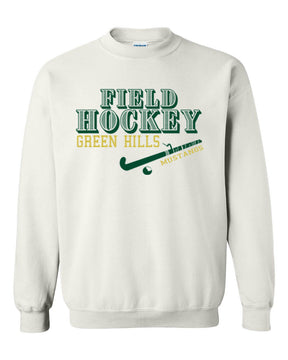 Green Hills Field Hockey Design 1 non hooded sweatshirt