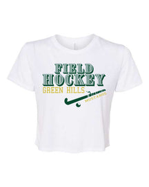 Green Hills Field Hockey design 1 Crop Top