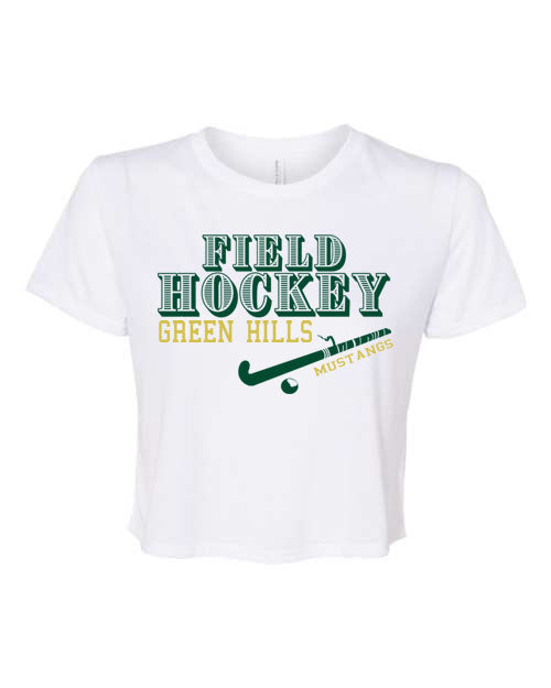 Green Hills Field Hockey design 1 Crop Top