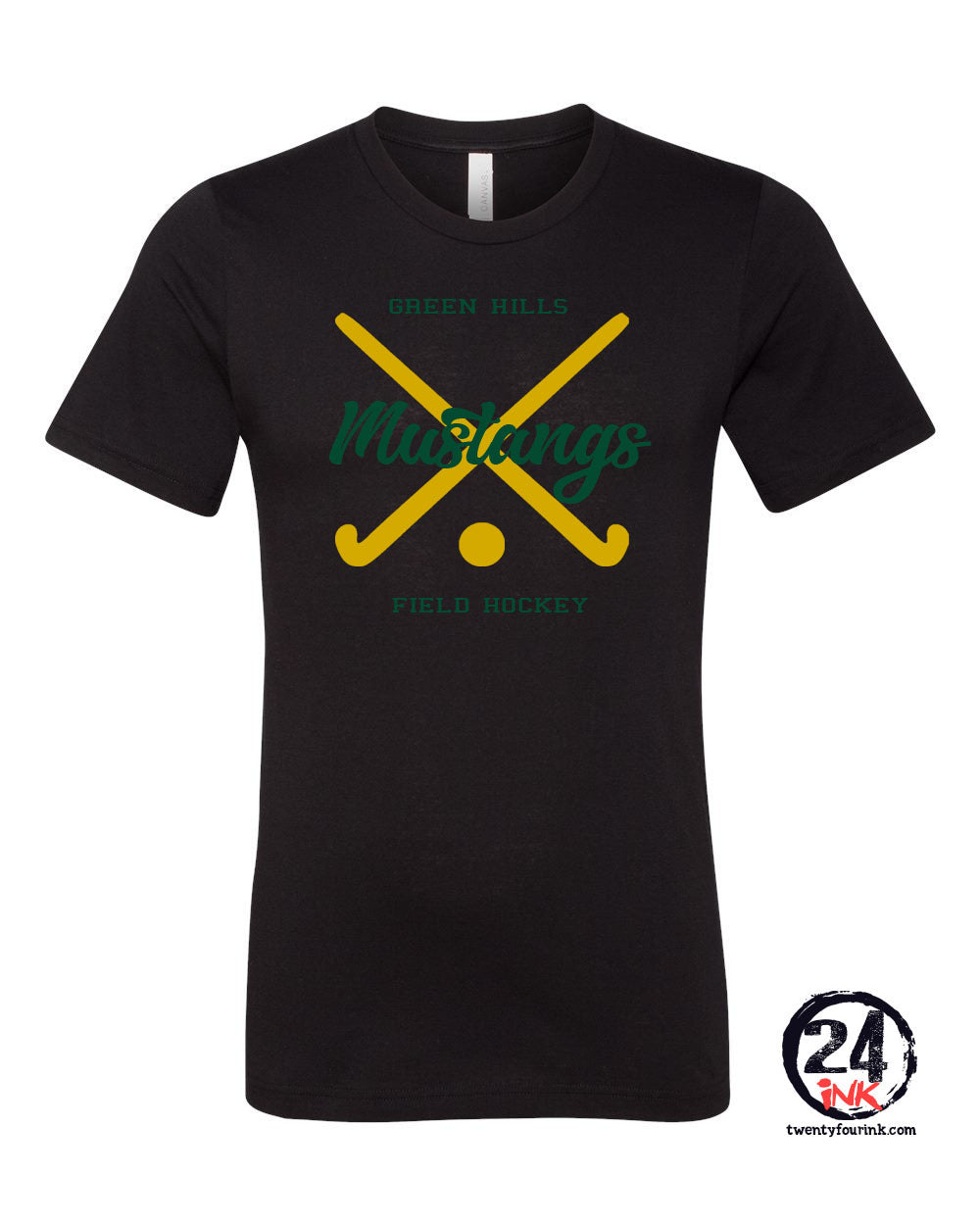 Green Hills Field Hockey Design 2 T-Shirt