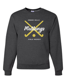 Green Hills Field Hockey Design 2 non hooded sweatshirt