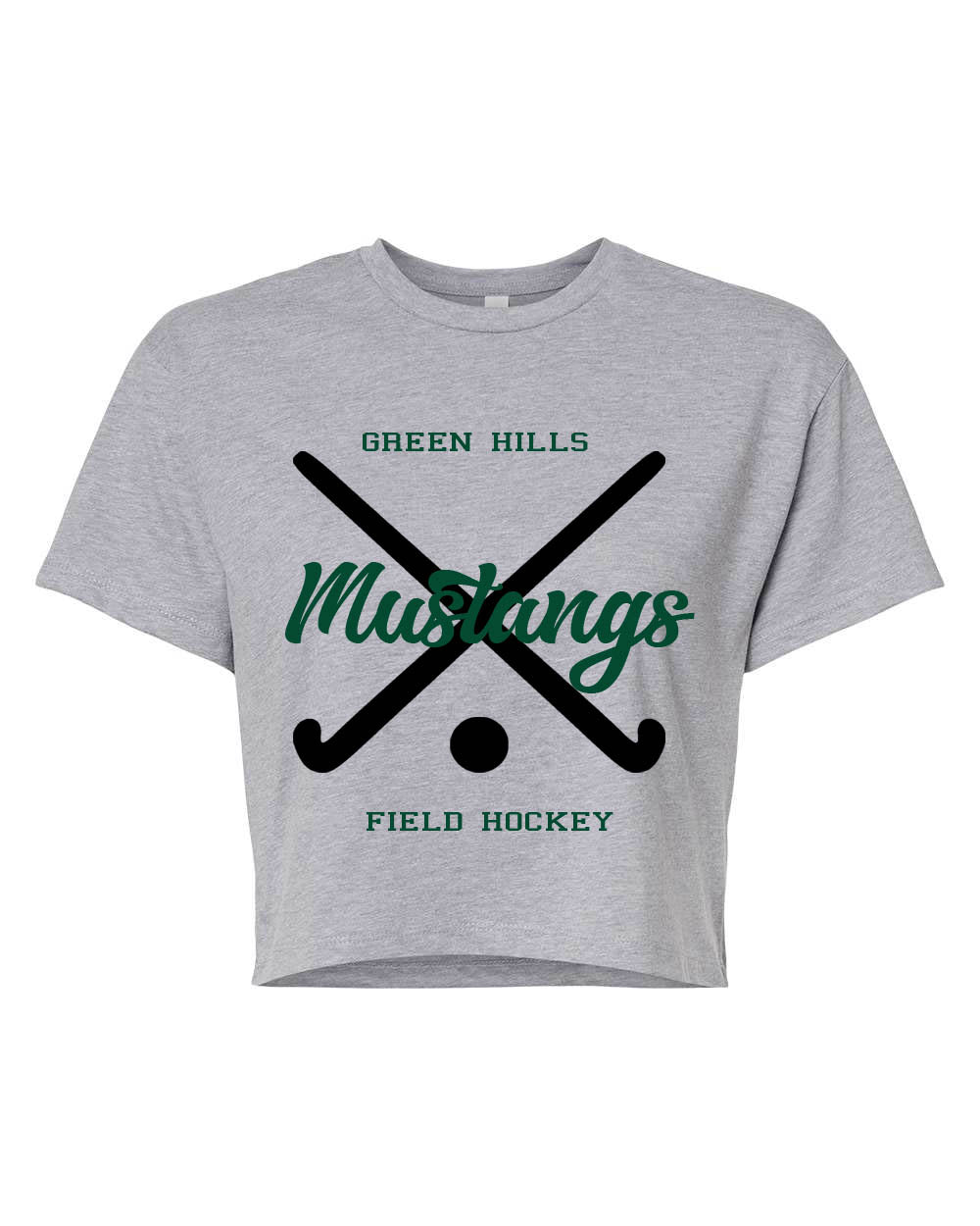 Green Hills Field Hockey design 2 Crop Top