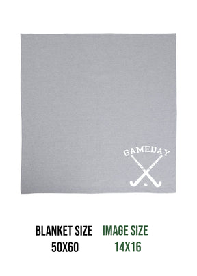 Green Hills Field Hockey Design 3 Blanket