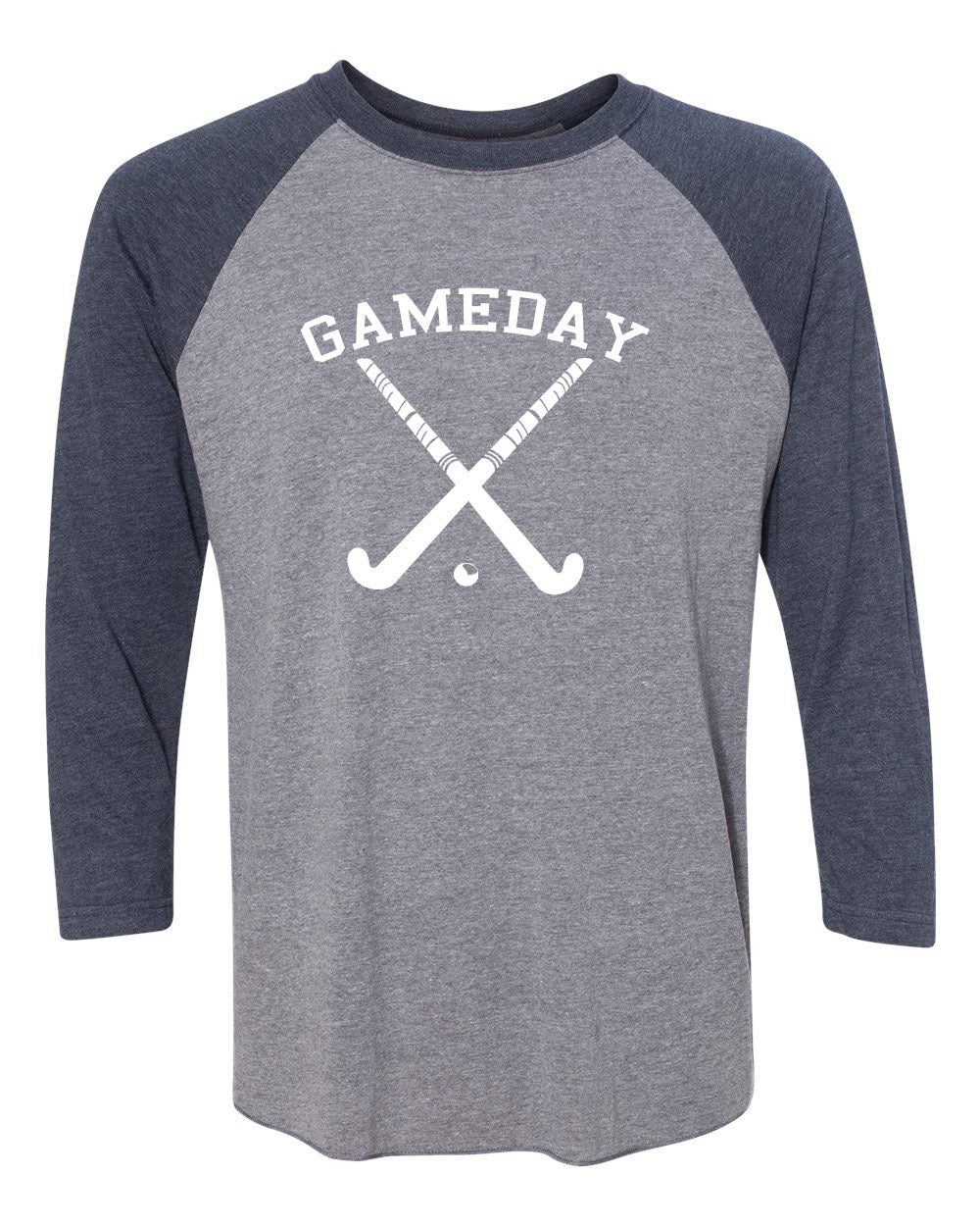 Green Hills Field Hockey design 3 raglan shirt